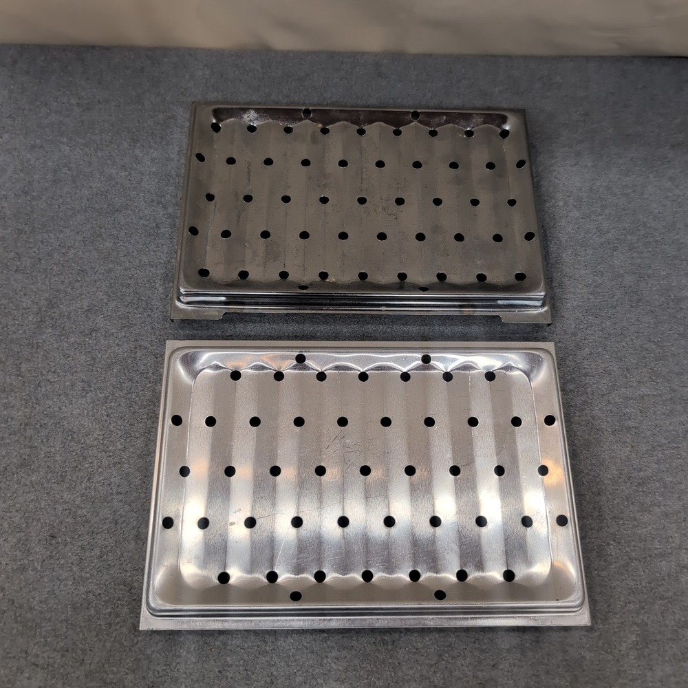 Stainless Steel Toaster Oven Grate Replacement Broiler Pan Set of 2 NA311 - Picture 5 of 5